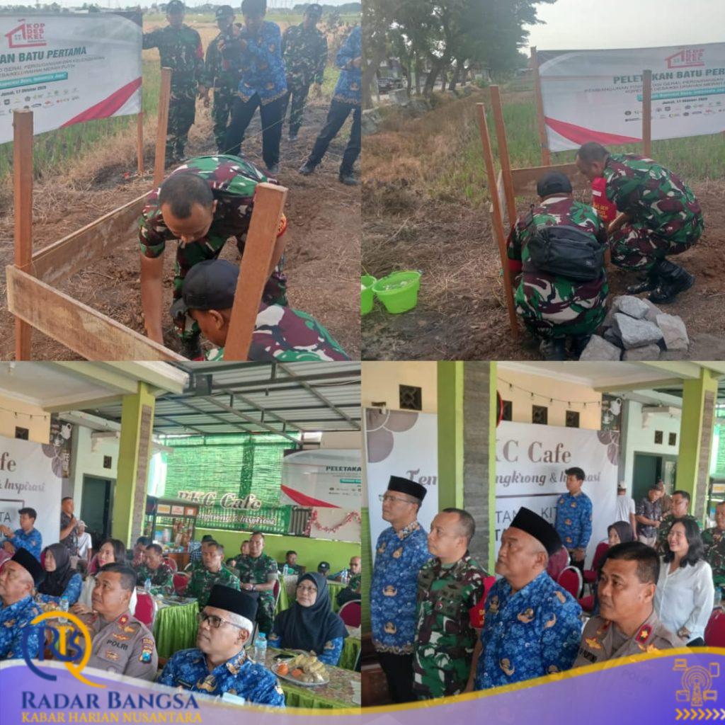Dandim 0819/Pasuruan Tinjau langsung kesiapan lokasi Groundbreaking pembangunan Koperasi Merah Putih