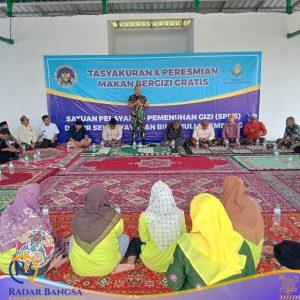 Dandim Pasuruan Hadiri Tasyakuran Dapur Bergizi Bina Mulia Rembang